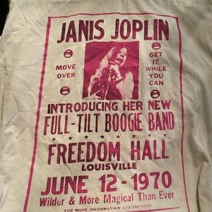 Janis Joplin graphic tee size L